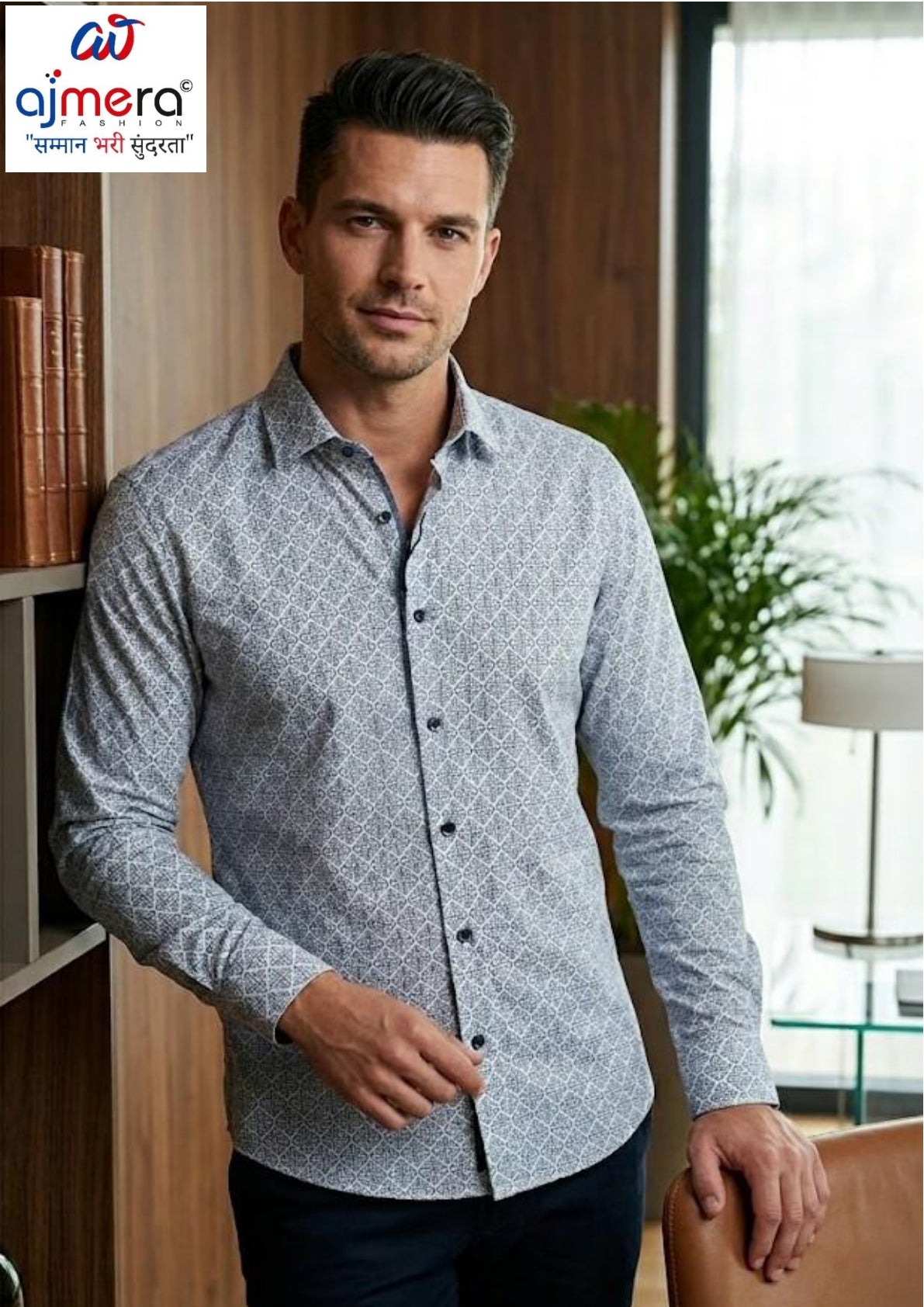 Mens Printed Shirt Wholesale Supplier India | HMF-PRINT SHIRT