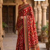Cotton Saree with Without Blouse for Premium Ethnic and Traditional Wear | KKN-JOYFUL