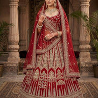 Best Silk Embroidery lehenga Manufacturer in India | VCE-IM-16