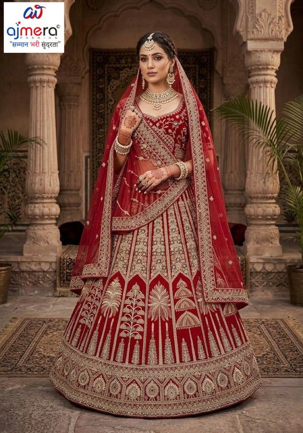 Best Silk Embroidery lehenga Manufacturer in India | VCE-IM-16