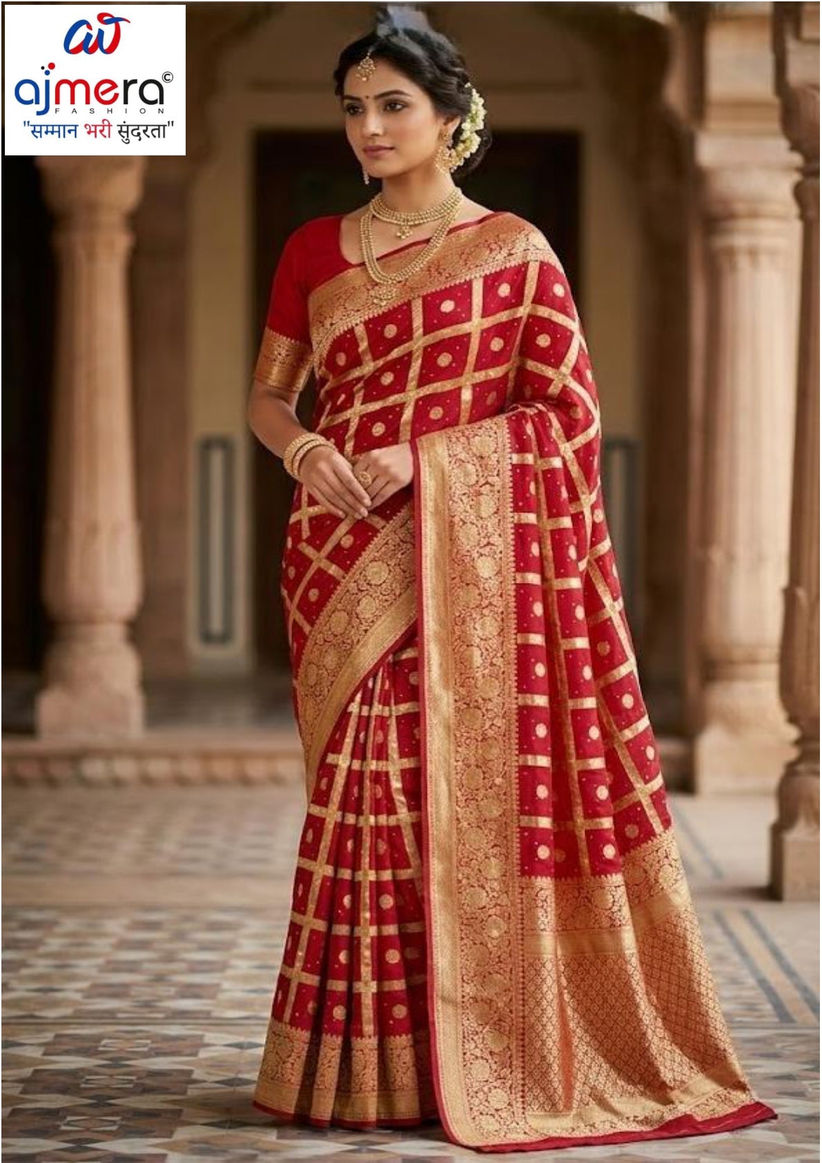 Handwork Heritage Saree with Blouse Piece for Premium Ethnic and Traditional Wear | ROOP-8449