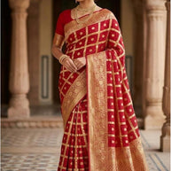 Handwork Heritage Saree with Blouse Piece for Premium Ethnic and Traditional Wear | ROOP-8449