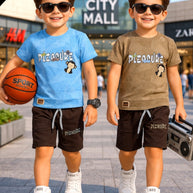 Kids T-Shirt & Pant Set Wholesale in Surat | MSG-7024