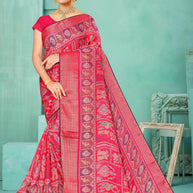 Graceful Printed Saree with Blouse Piece for Modern Ethnic Fashion  | SNR-RASHI