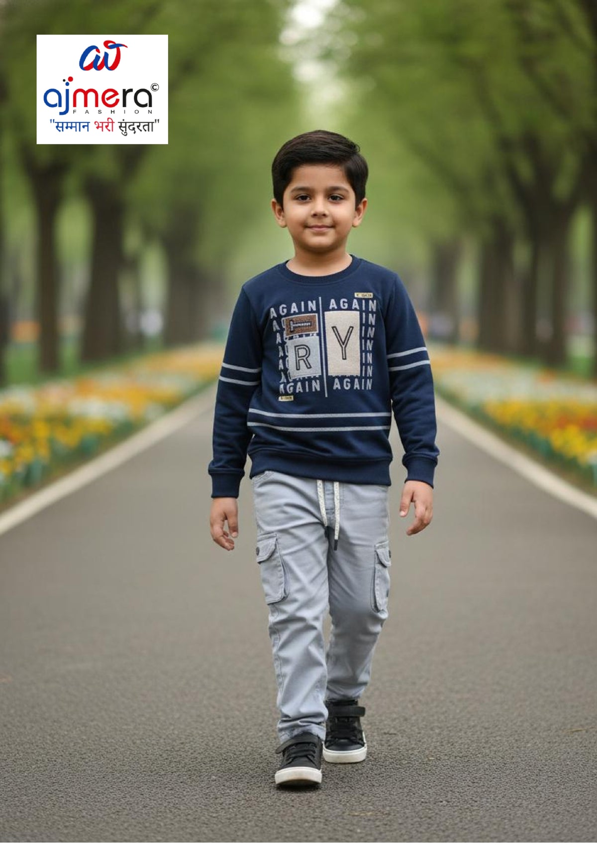 Kids T-Shirt & Pant Set Wholesale in India | KFL-1126