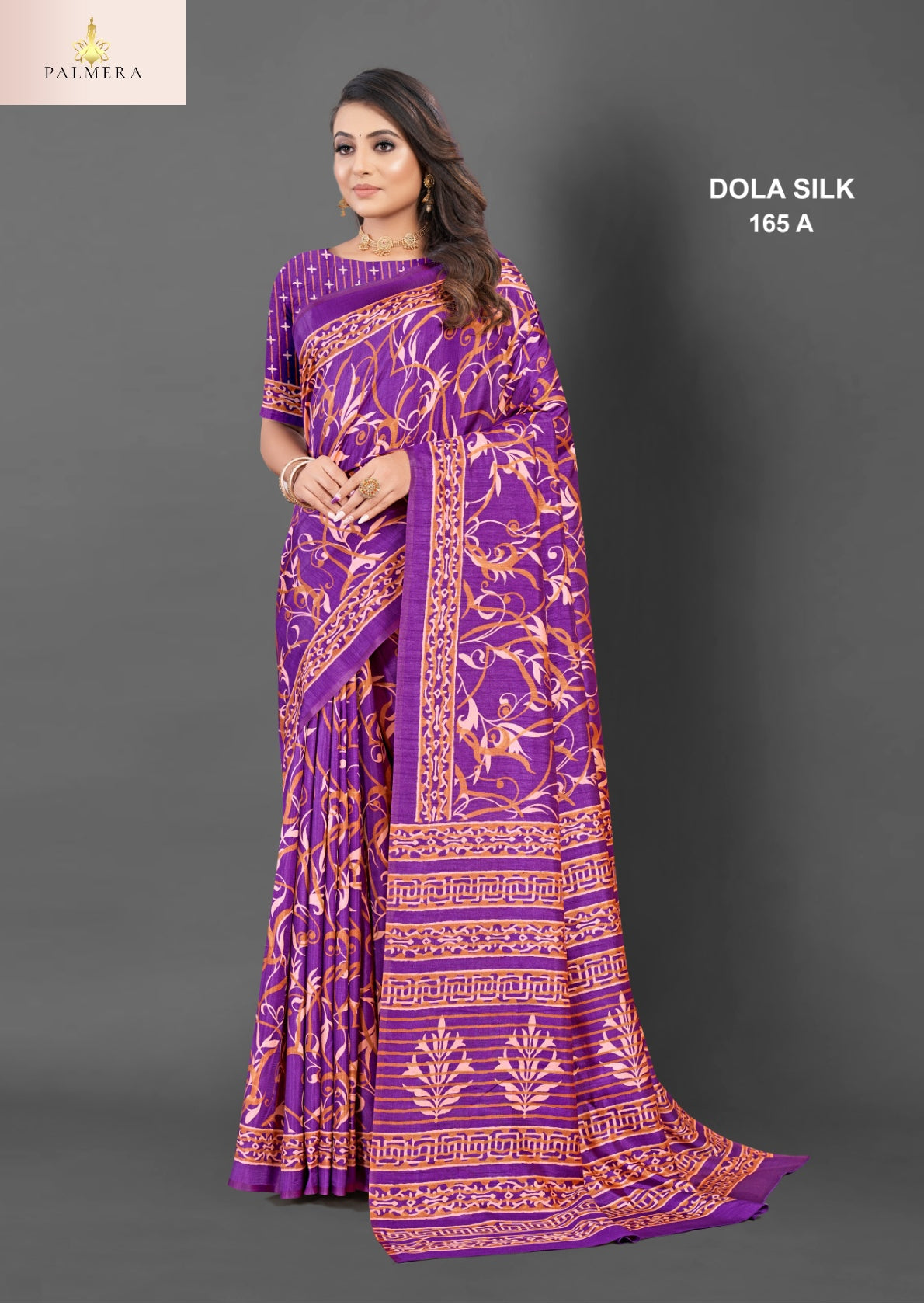 Dola Silk Blended Silk Saree with Blouse for Premium Ethnic and Designer Wear | ALL-DOLA SILK-165