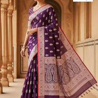 Rich Jacquard Silk Saree without Blouse for Sophisticated Ethnic Style | DS-YAMUNA