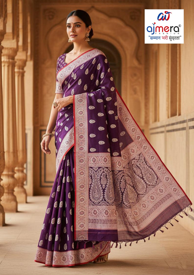 Rich Jacquard Silk Saree without Blouse for Sophisticated Ethnic Style | DS-YAMUNA