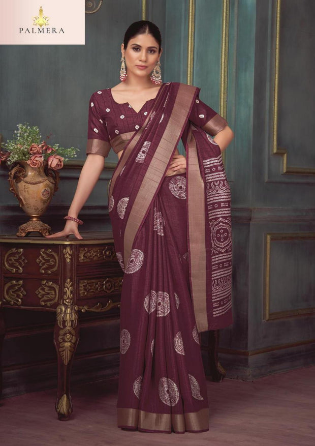 Silk Handloom Silk Saree with Blouse for Premium Ethnic and Traditional Wear | ALL-HOLLAND SILK-107