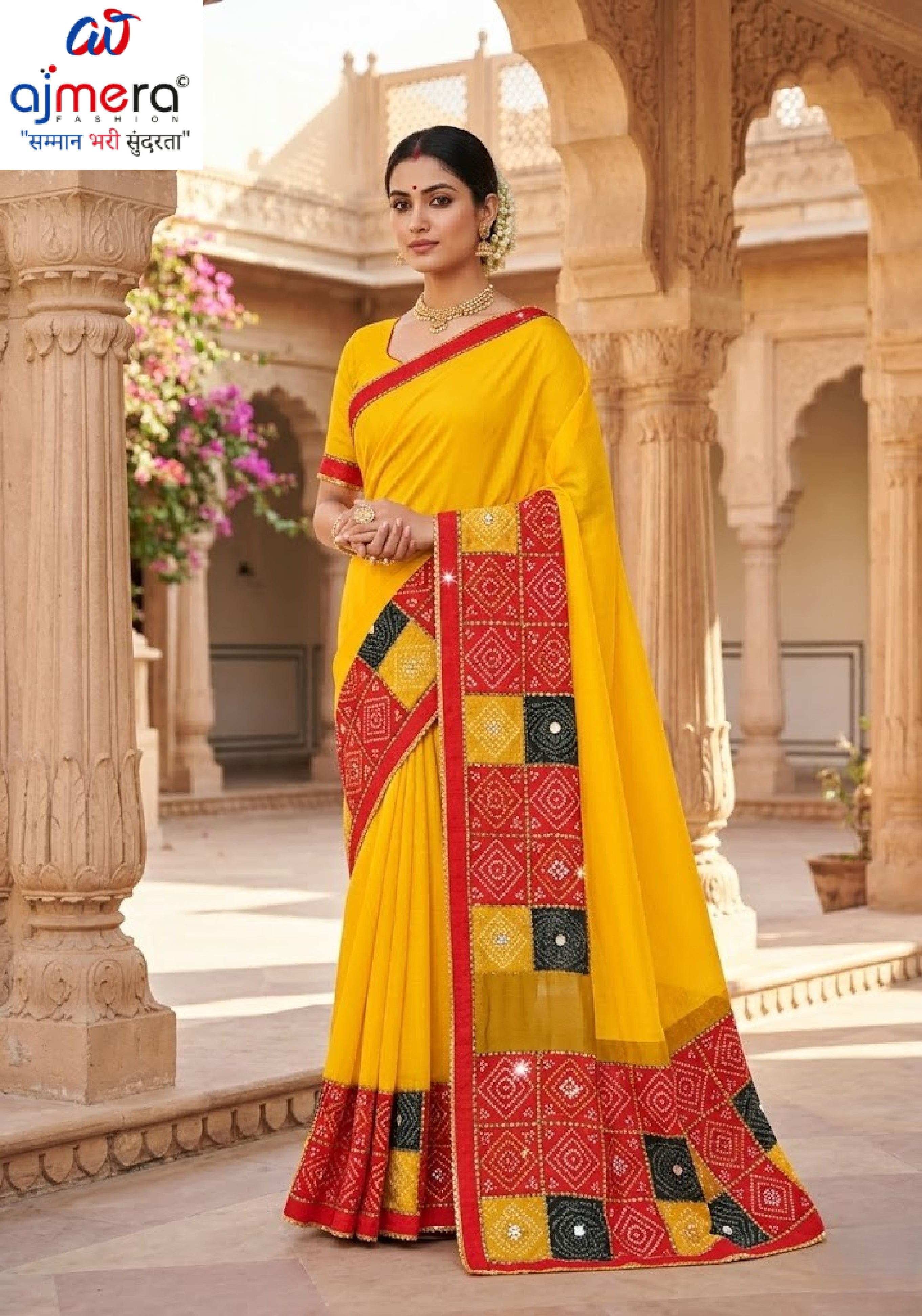 Stylish Printed Saree with Blouse Piece for Traditional Celebrations | SSR-BATRA