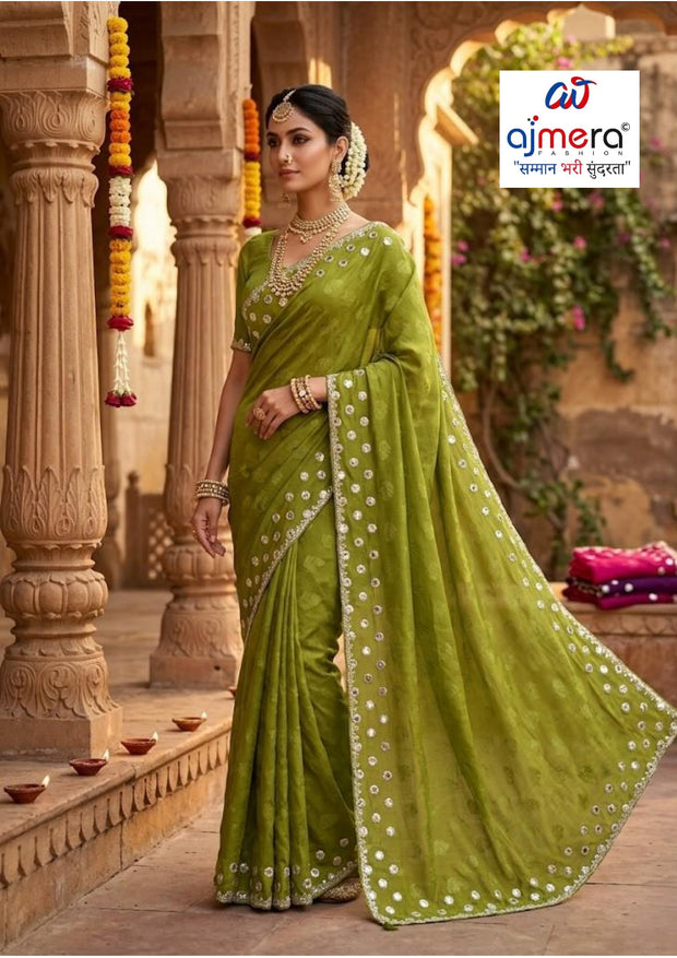 Handwork Heritage Saree Manufacturer and Handwork Heritage Saree Supplier | SXS-1874