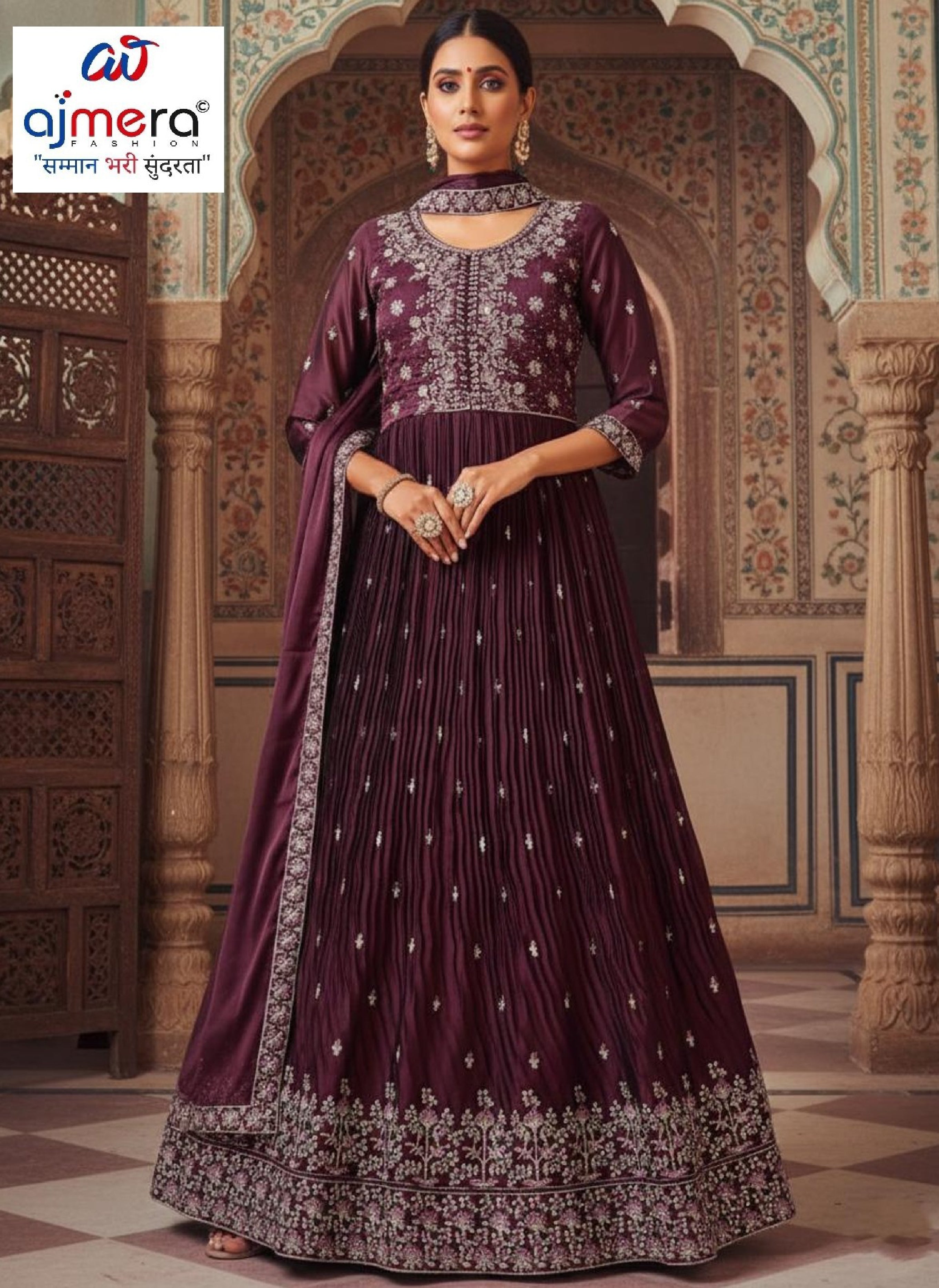 Designer Rangoli Gown for Women | KTX-6118-XL