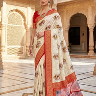 Bangal Era Nylon Saree with Blouse for Premium Ethnic and Designer Wear | ALL-BANGAL ERA-114