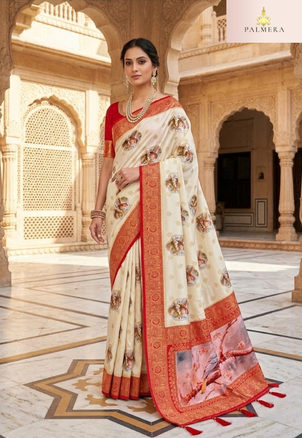Bangal Era Nylon Saree with Blouse for Premium Ethnic and Designer Wear | ALL-BANGAL ERA-114