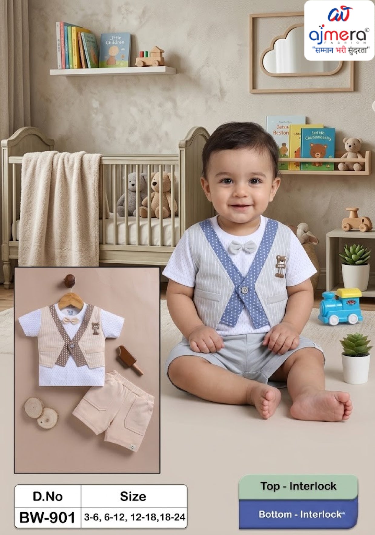 Kids T-Shirt Shorts Set Wholesale | AYI-BW901