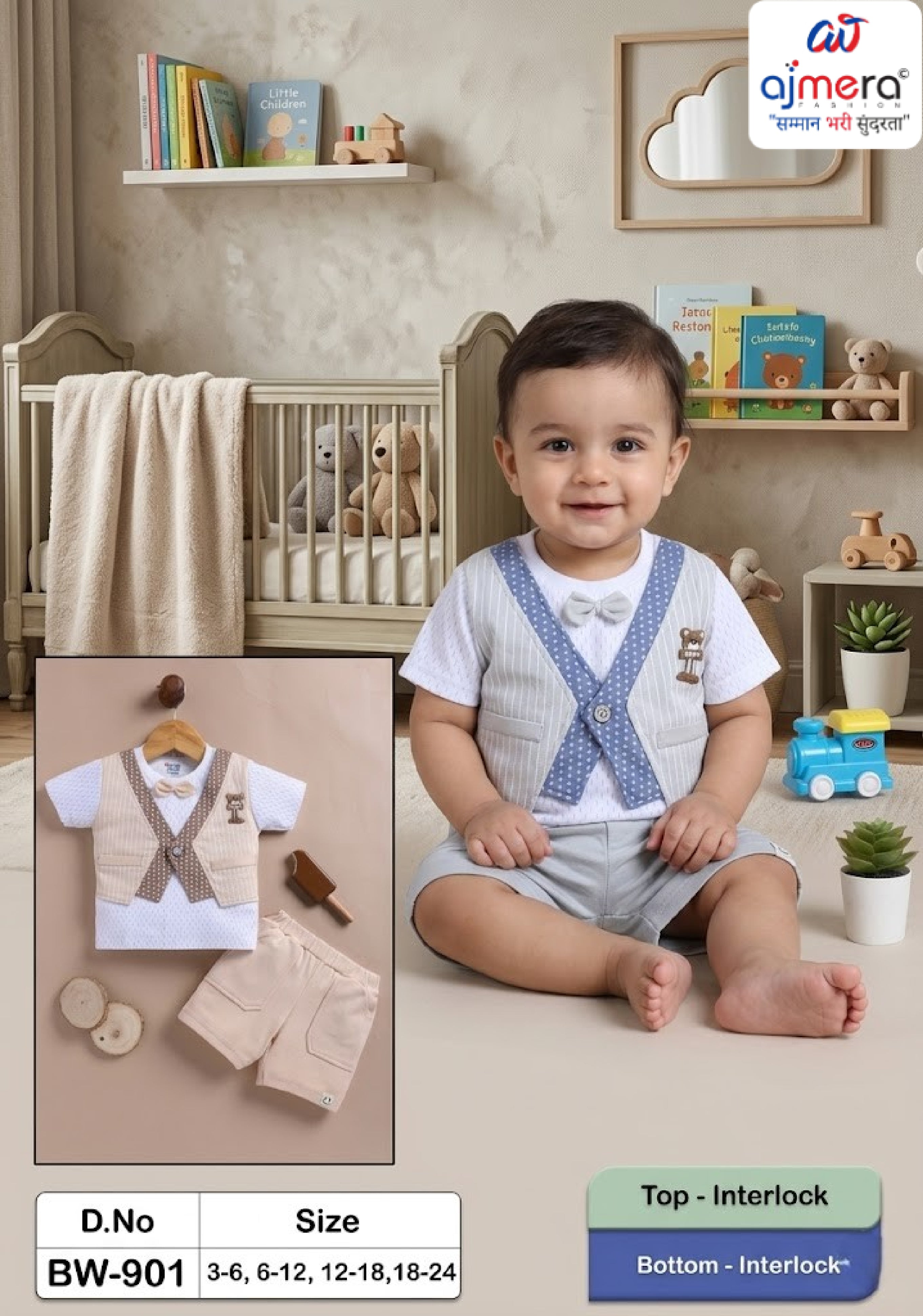 Kids T-Shirt Shorts Set Wholesale | AYI-BW901