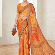 Fashionable Printed Saree with Blouse Piece for Festive Collection  | RMF-JASLEEN VOL-2