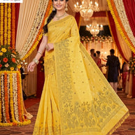 Graceful Rapier Silk Matching Saree With Blouse Piece | DBU-PYARI MUNGA VOL-2