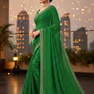 Exclusive Printed Saree with Blouse Piece for Elegant Ethnic Look  | RDD-KALPANA