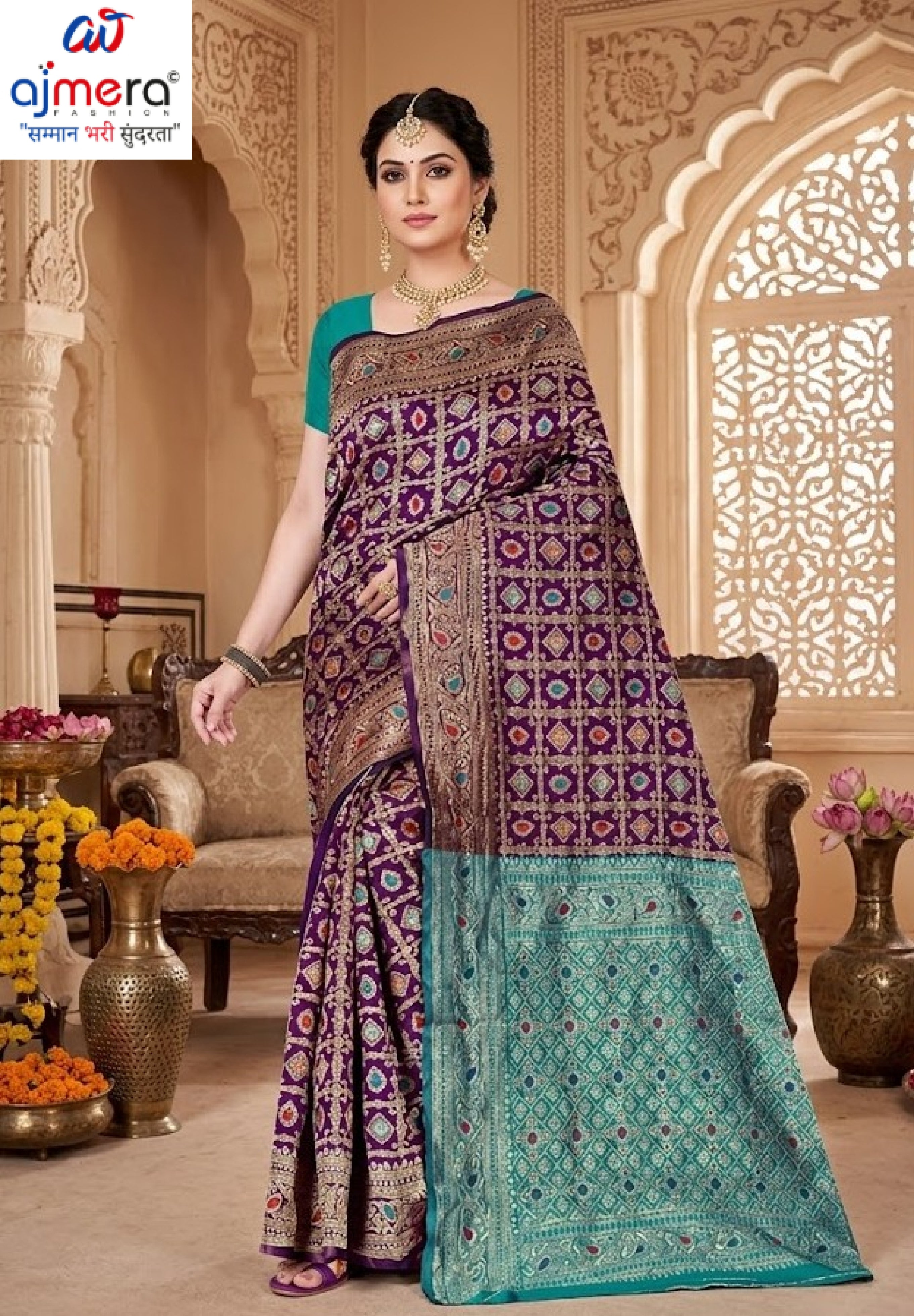 Detailed Rapier Silk Matching Saree With Blouse Piece | TUL-KALASH SILK VOL-05
