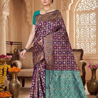 Detailed Rapier Silk Matching Saree With Blouse Piece | TUL-KALASH SILK VOL-05