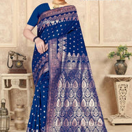 Premium Jacquard Silk Saree with Matching Blouse Piece for Ethnic Celebrations | TUL-VEERA SILK VOL-06