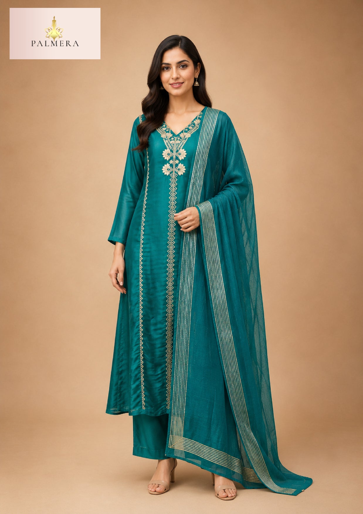 Elegant Designer Palmera Kurti Set for Women | MIK-367C
