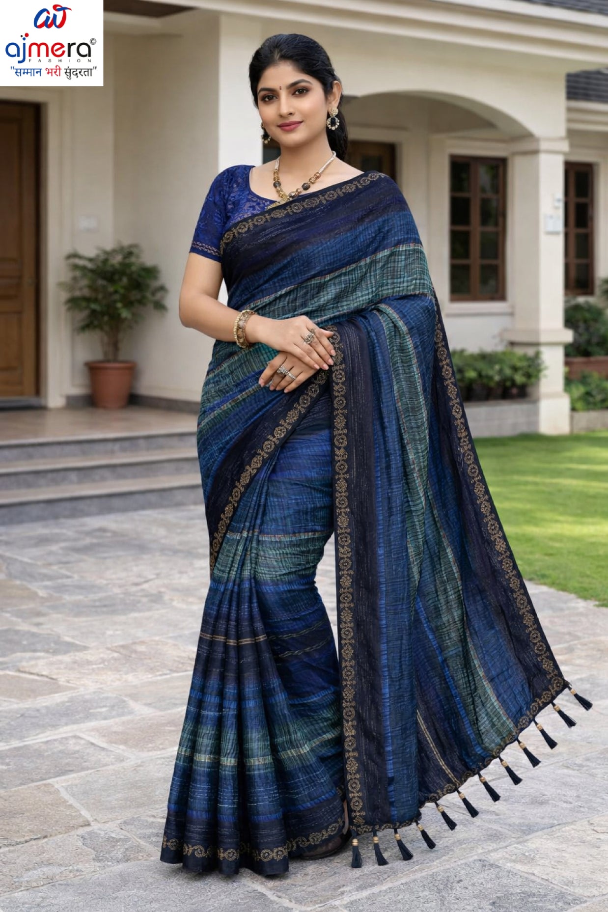 Matching Saree Wholesale with Blouse Piece for Premium Ethnic and Traditional Wear | RAL-BHASKAR