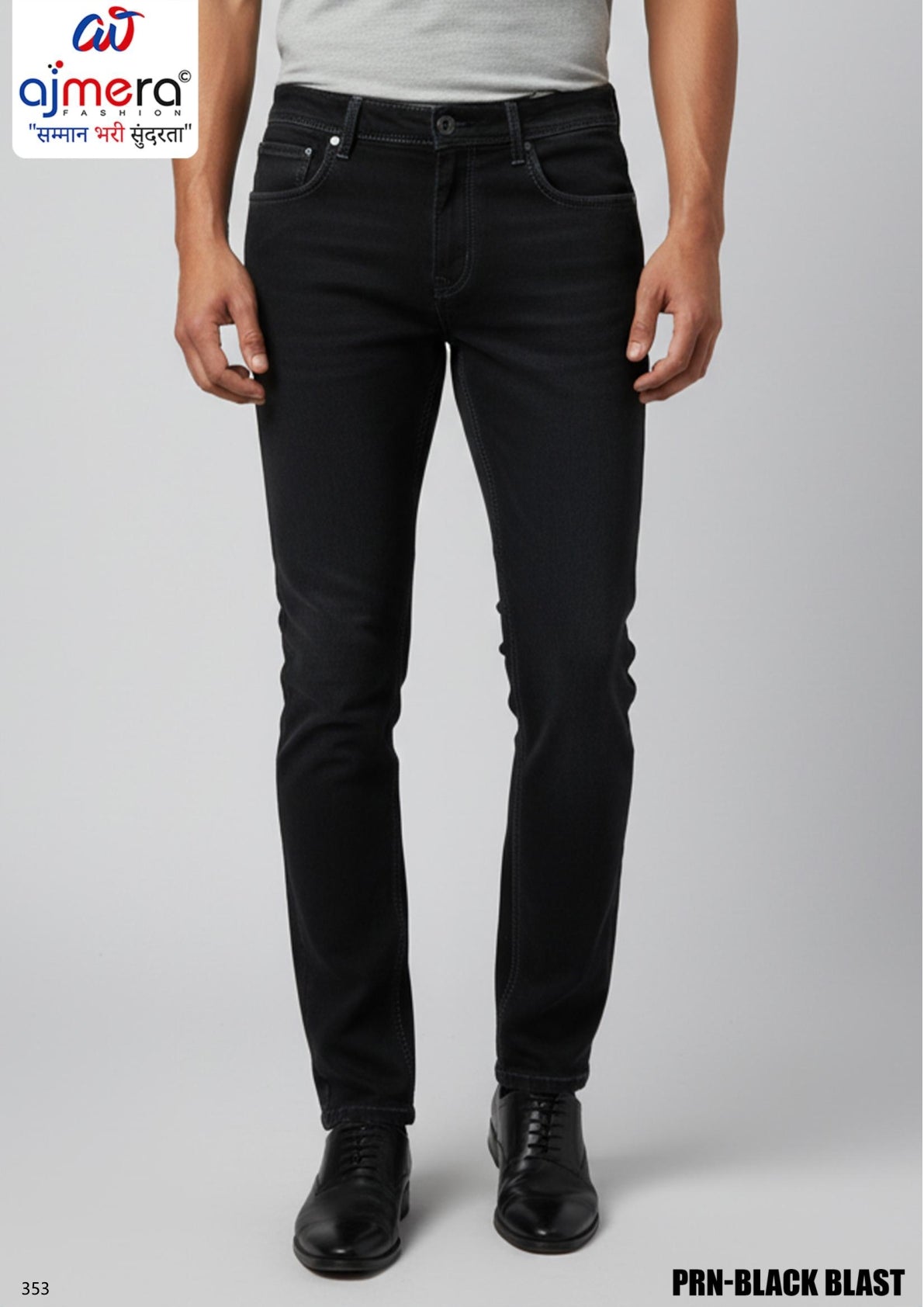 Premium Men's Jeans for Casual & Everyday Wear | PRN-BLACK BLAST