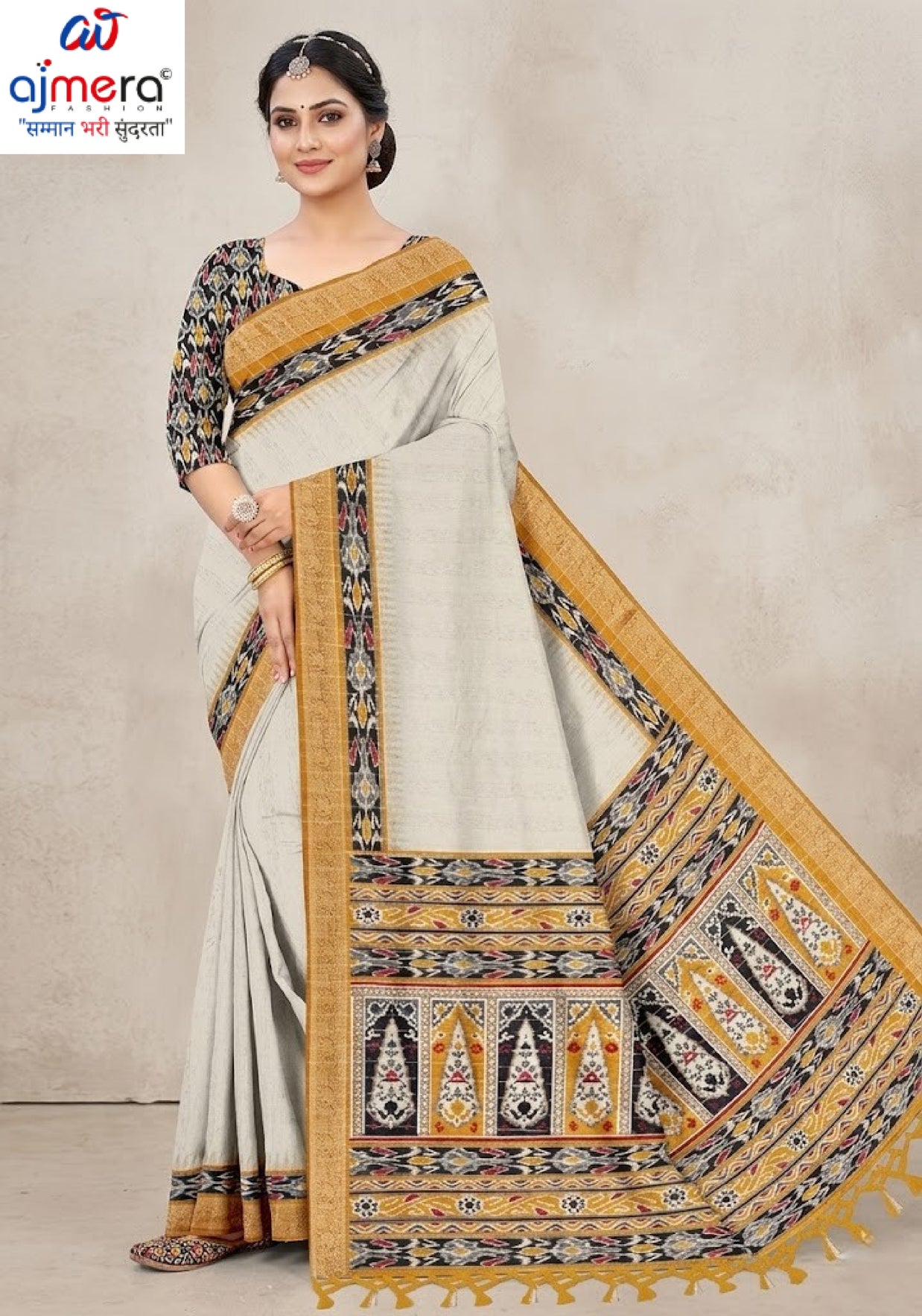 Exclusive Printed Saree with Blouse Piece for Elegant Ethnic Look  | PUS-JALPARI-6
