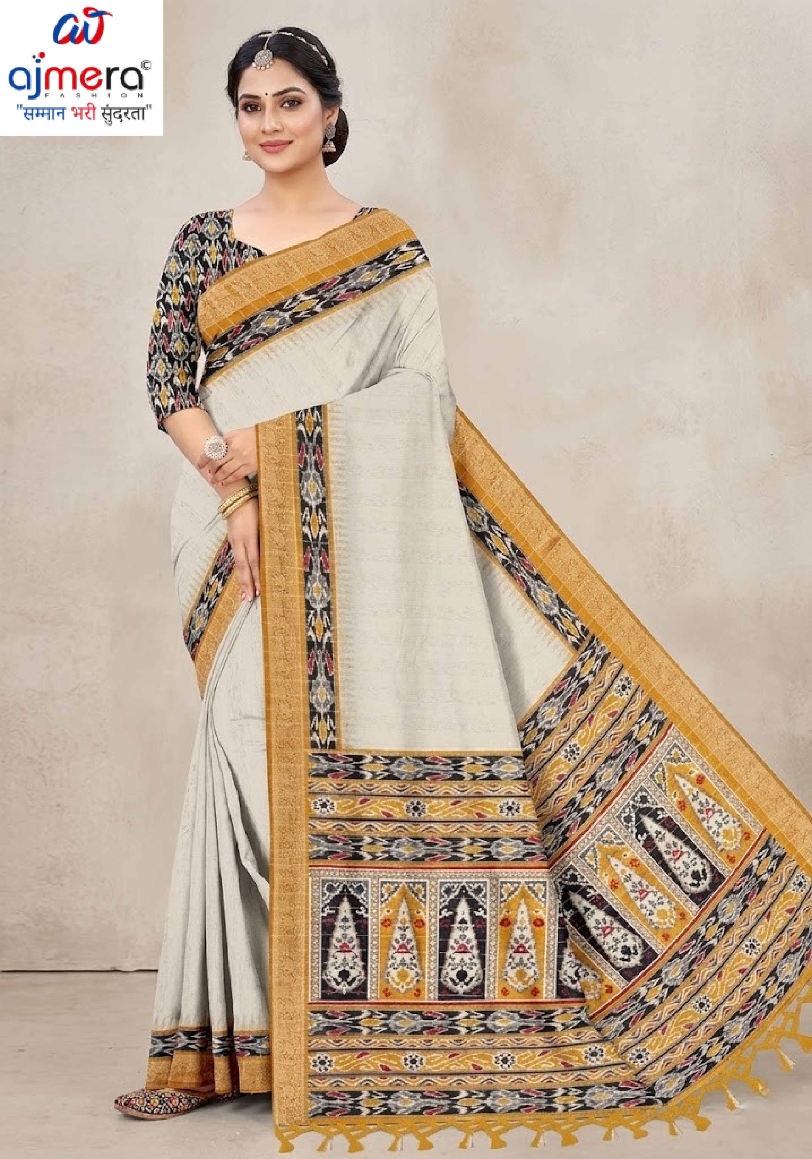 Exclusive Printed Saree with Blouse Piece for Elegant Ethnic Look  | PUS-JALPARI-6