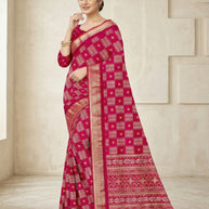 Contemporary Printed Saree with Blouse Piece for Premium Wear  | SBI-REEVA PRO
