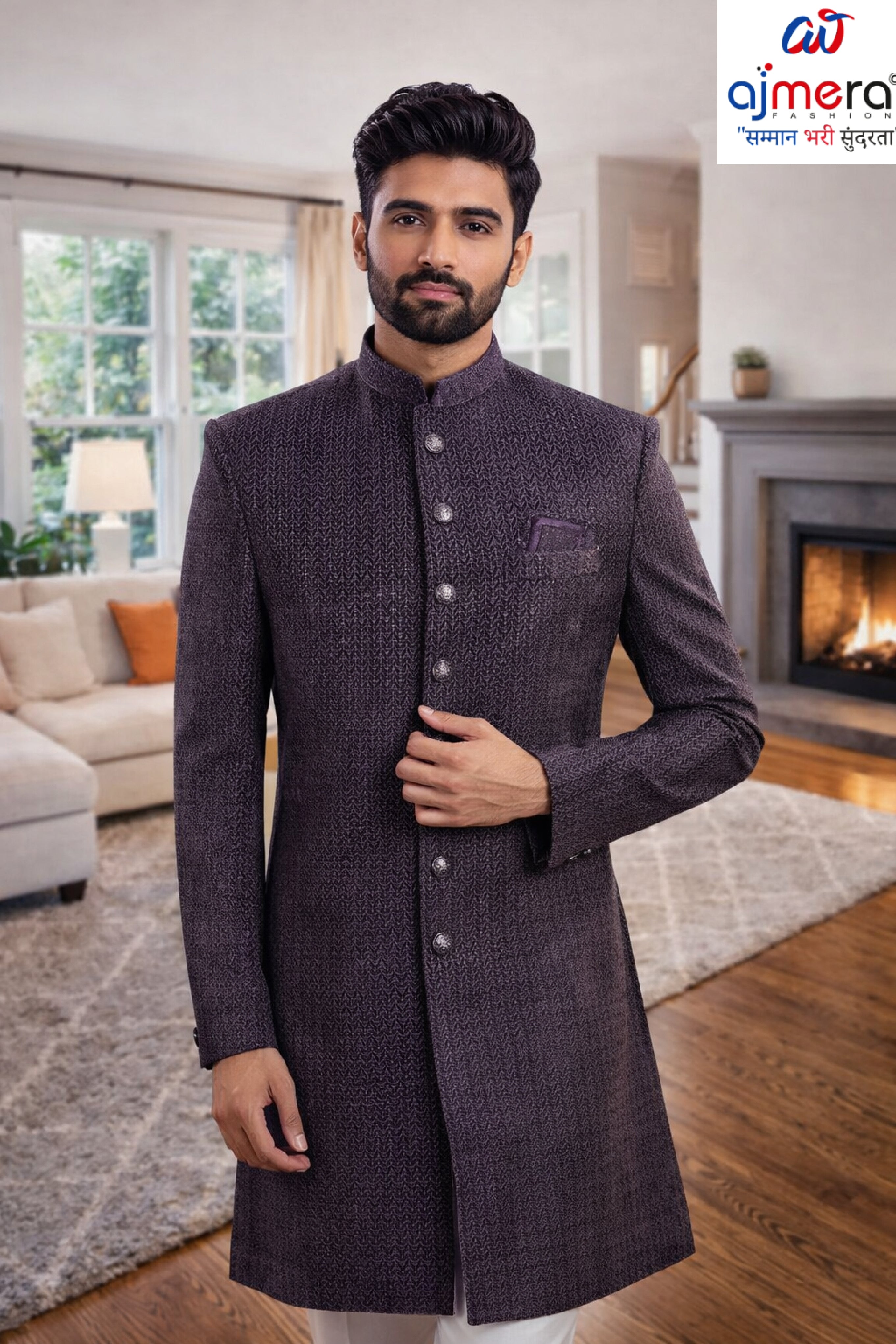 Premium Men's Indo Western for Wedding & Party Wear | SNA-MIN11704