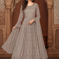 Designer Georgette Gown for Women | Gown Wholesale Online | OSC-458
