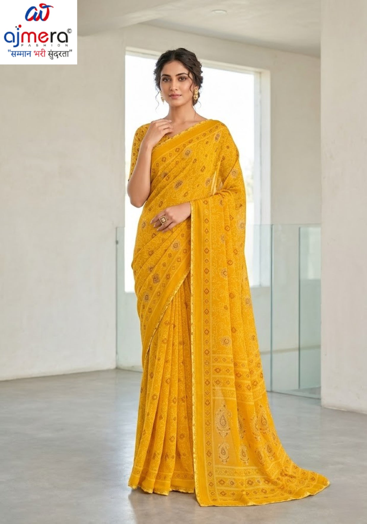 Stylish Printed Saree with Blouse Piece for Traditional Celebrations  | VDT-DISCO-13