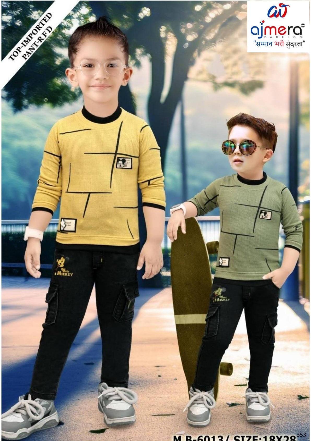 Kids T-Shirt & Pant Set Wholesale in India | SAP-MB9013