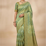 Designer Jacquard Silk Saree with Blouse Piece for Traditional Occasions | YOG-PRIDE