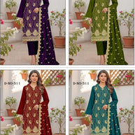Premium Crunchy Unstitched Suit Set | YF-ALEXA