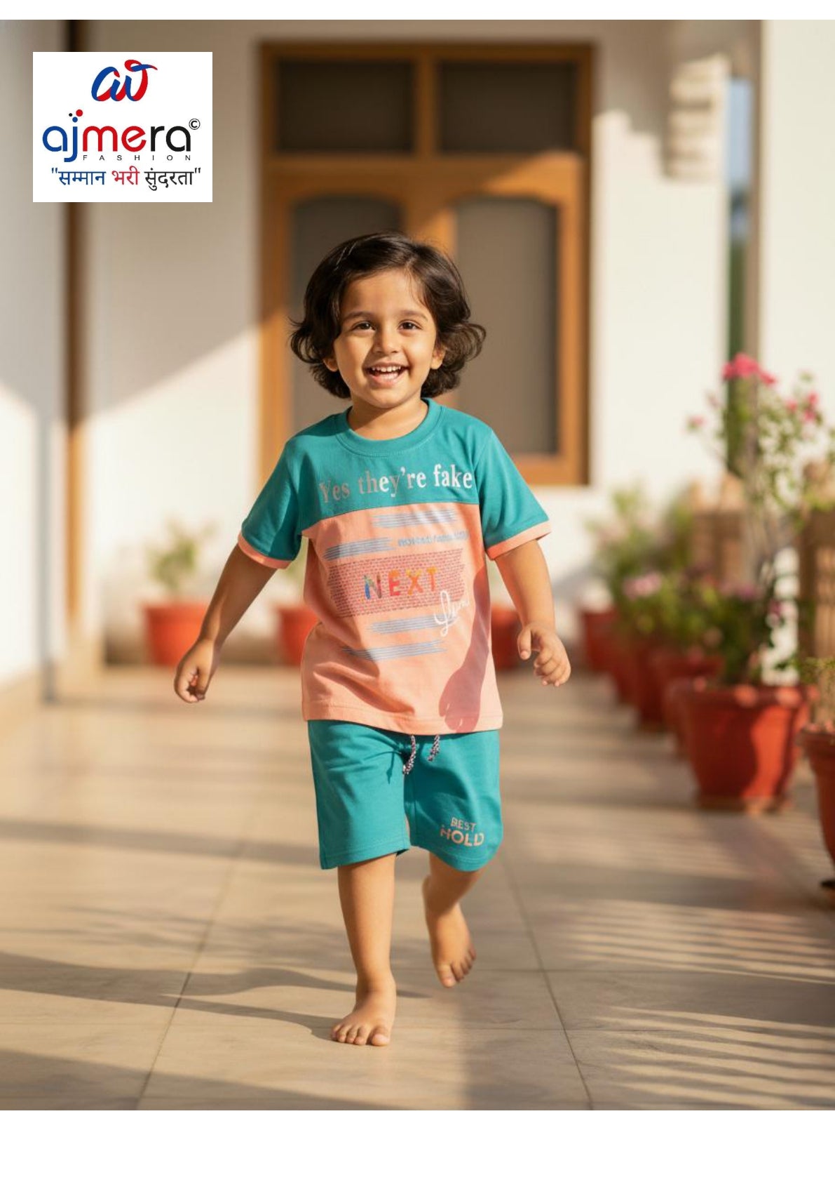 Kids T-Shirt & Pant Set Wholesale in Surat | Ajmera Fashion