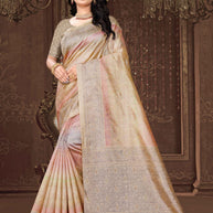 Premium Cotton Saree with Blouse Piece for Premium Ethnic and Traditional Wear | PUT-DILRUBA