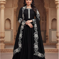 B2B Gown Supplier Designer Georgette Gown for Women | KTX-JANANI