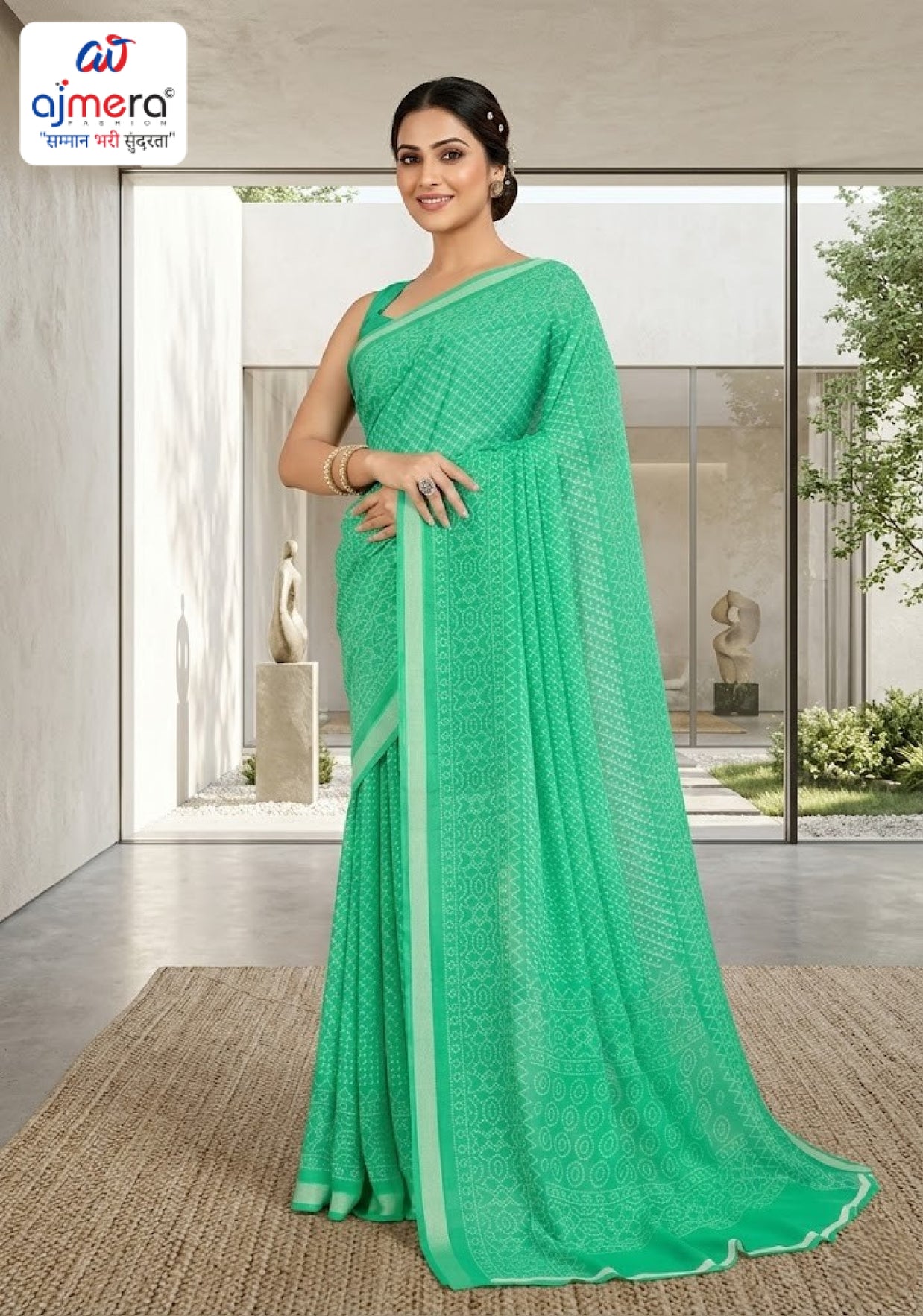 Stylish Printed Saree with Blouse Piece for Traditional Celebrations | RMF-PARI VOL-7