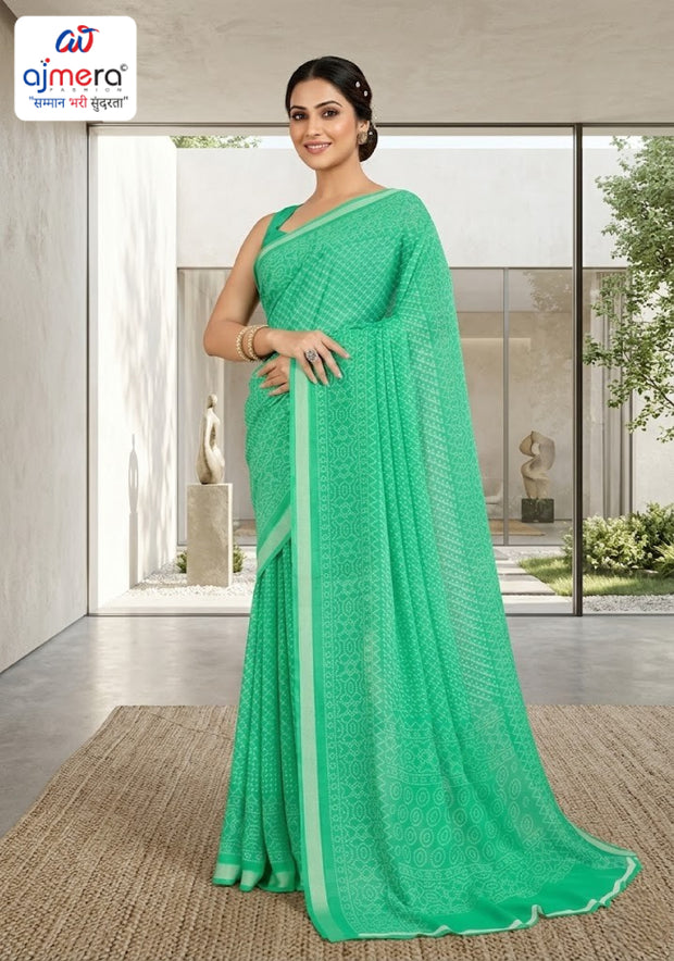 Stylish Printed Saree with Blouse Piece for Traditional Celebrations | RMF-PARI VOL-7