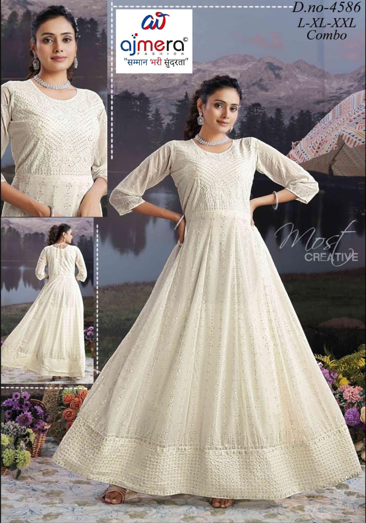 Elegant Jorjet Designer Party Wear Gown for Women | SHP-4586