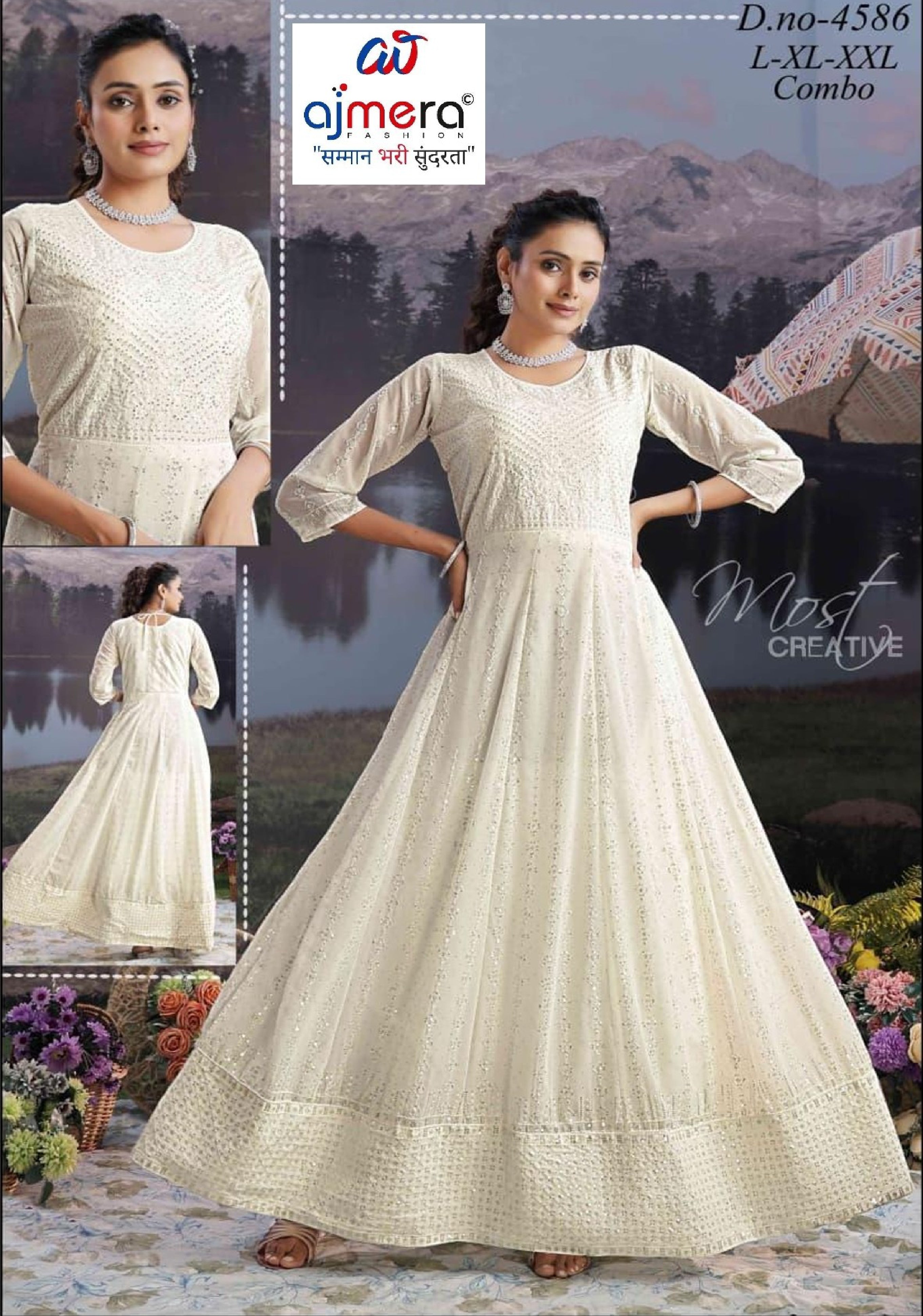 Elegant Jorjet Designer Party Wear Gown for Women | SHP-4586