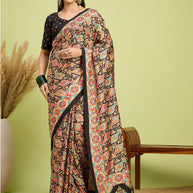 Ganga Silk Saree with Blouse for Premium Ethnic and Designer Wear | ALL-GANGA-26