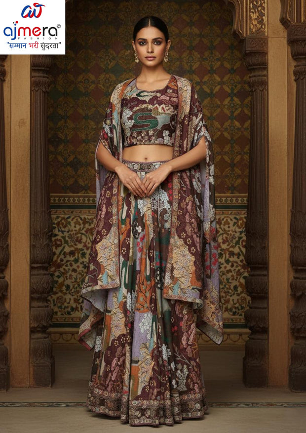 Designer Gown with Blouse for Women | ATZ-C362