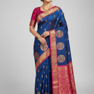 Stylish Jacquard Silk Saree with Blouse Piece for Festive Collection | WON-URMILA