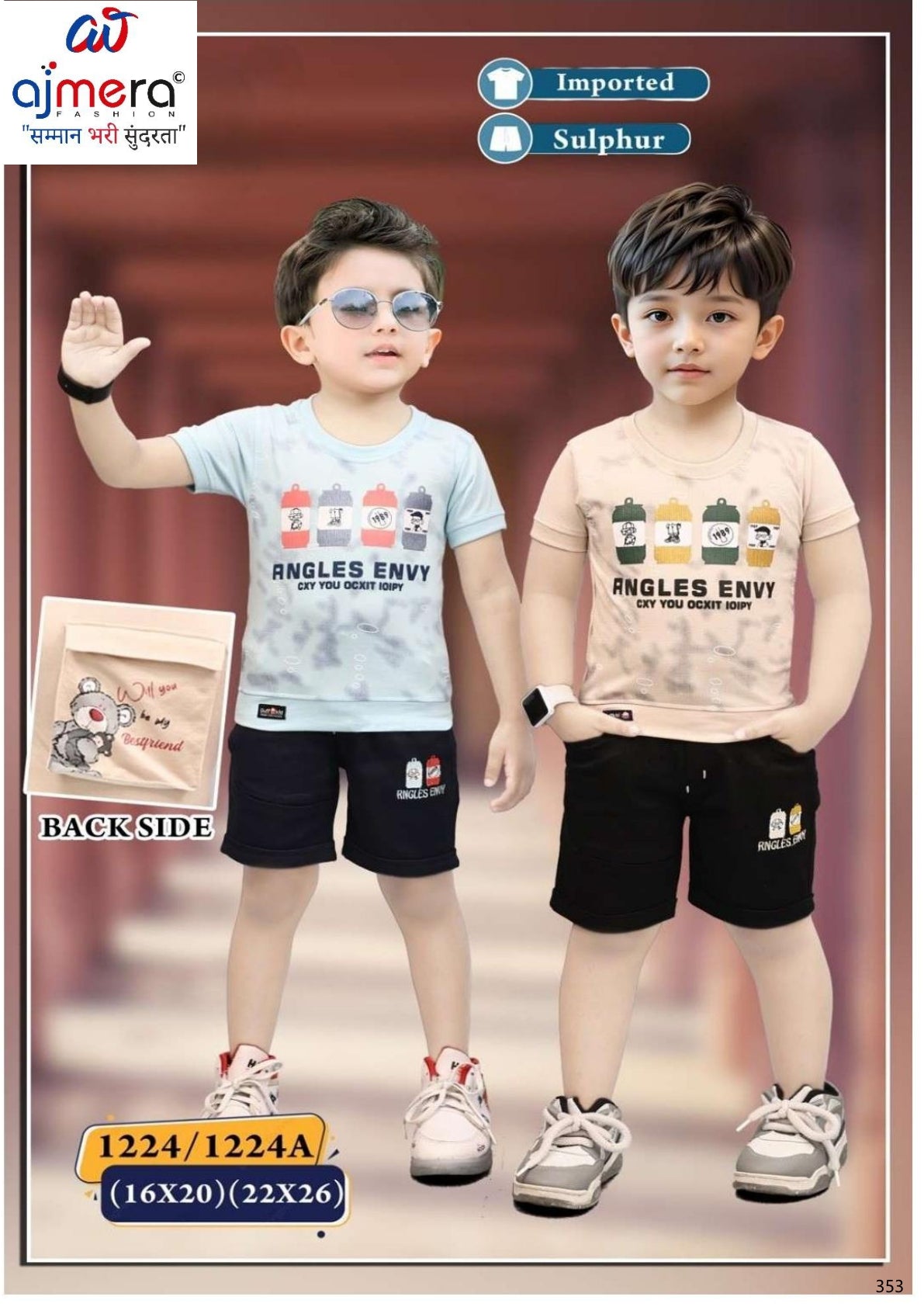 Kids Shirt Pant Set Wholesale in India | GCP-1224A