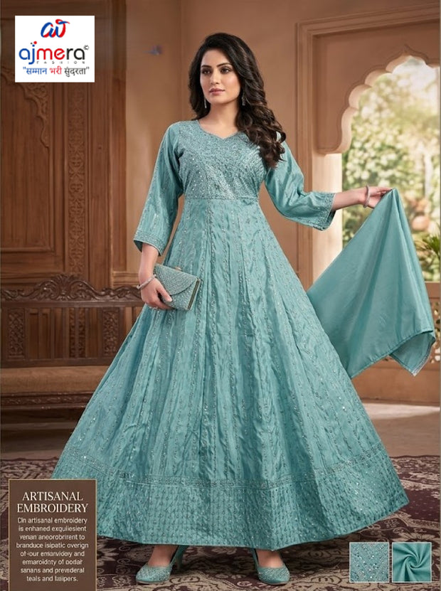 Elegant Designer Shimmer Gown for Women | SHP-5200